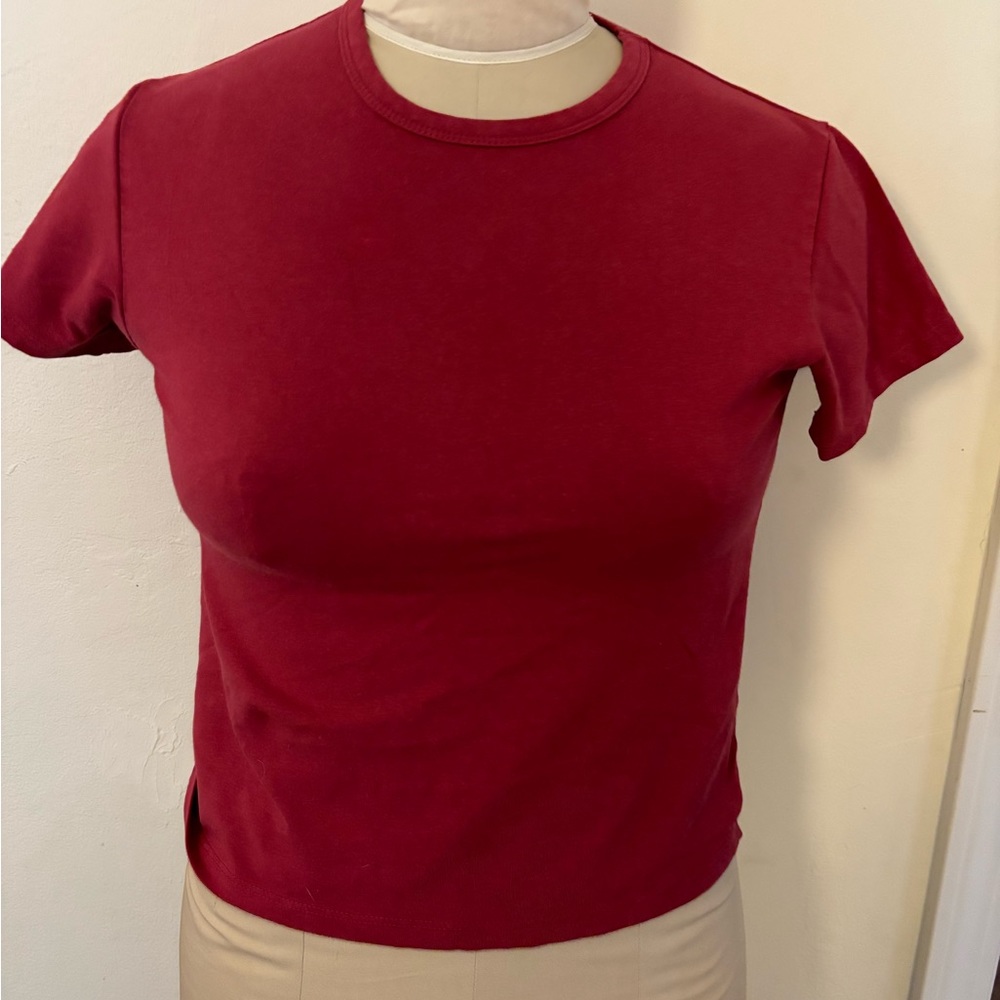 Jungmaven Tiny Tee - Cherry Small